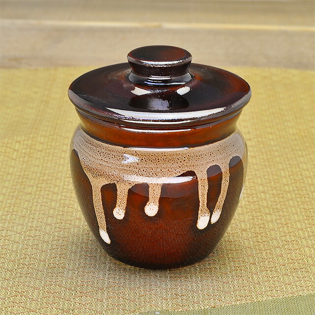 楽天市場】蓋付壺（小）100cc 直径7.5cm×高さ8.8cm つぼ 壷 フタ付き