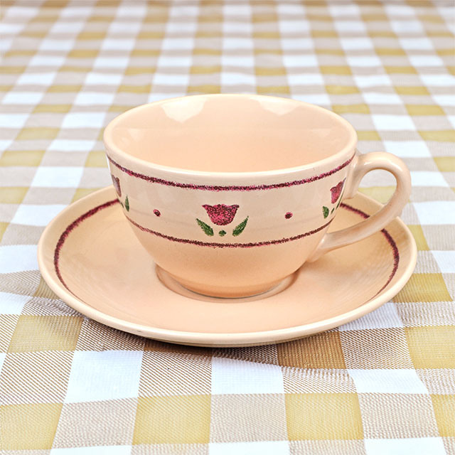 楽天市場】【訳あり】 チューリップ ティーカップ ＆ ソーサー 200cc