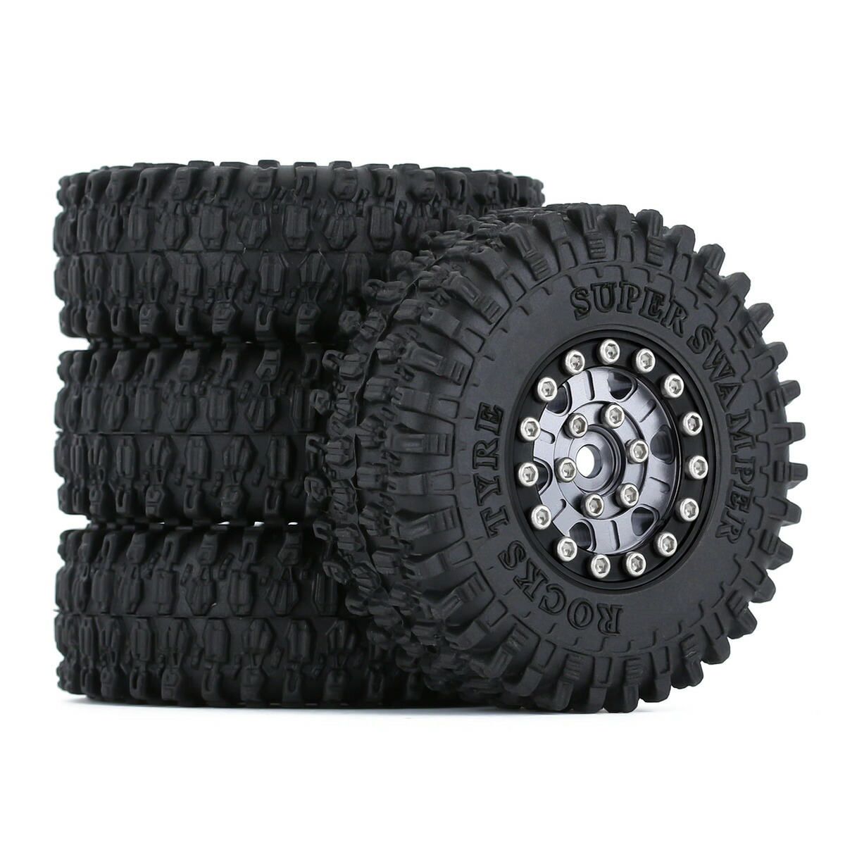 アルミホイール タイヤ 2.2 ビードロック trx4 トラクサス クローラー