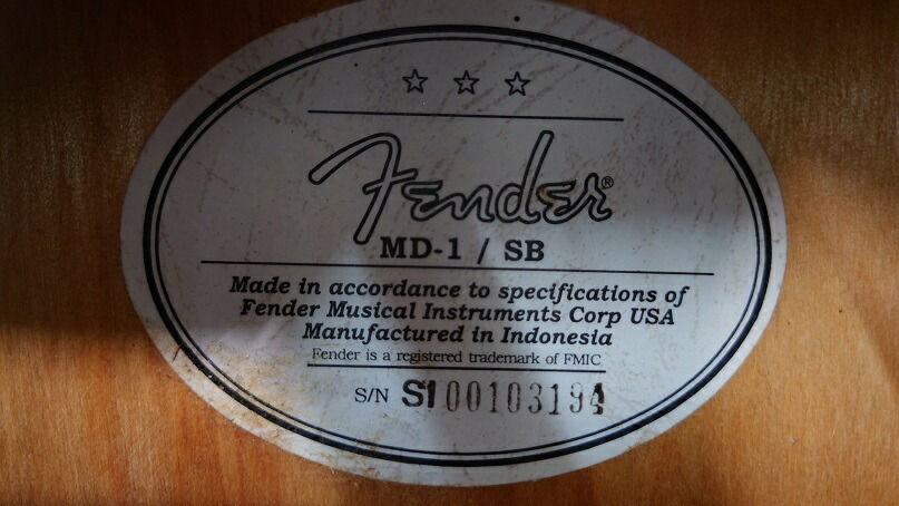 楽天市場】【中古品】 フェンダー FENDER ミニアコースティックギター