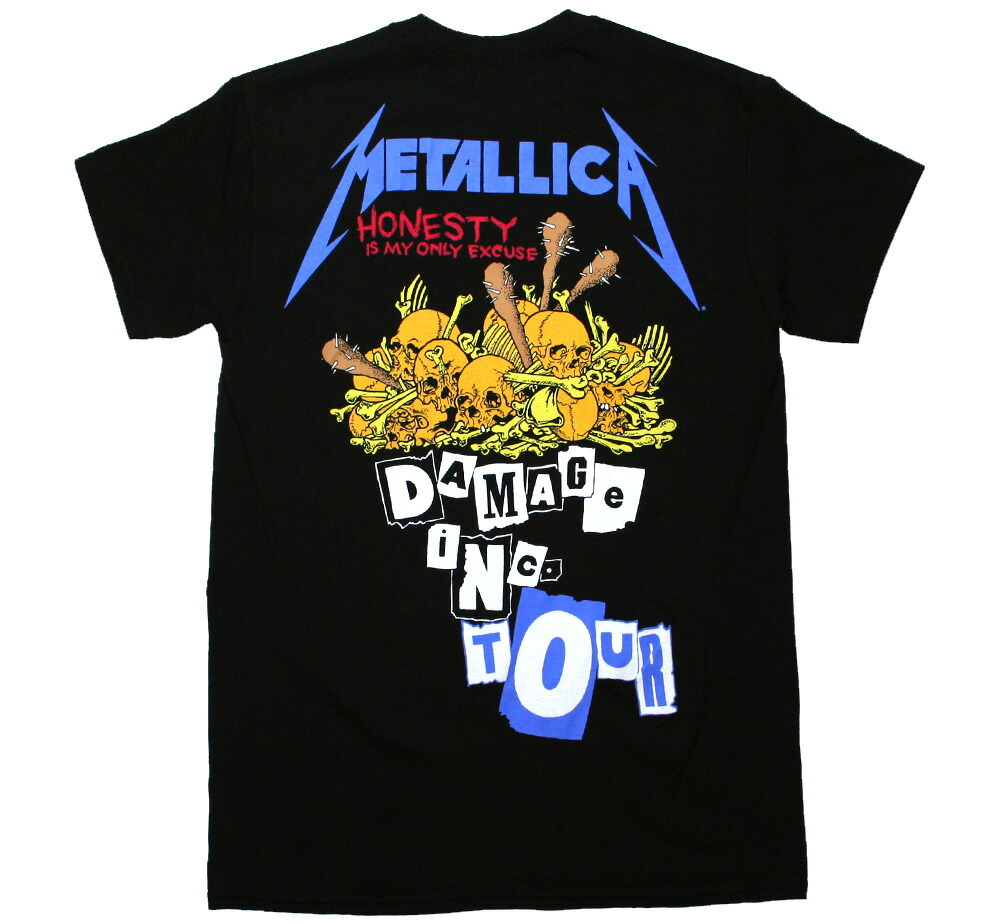 楽天市場】Metallica / Damage, Inc. Tour Tee 2 (Black) - メタリカ T
