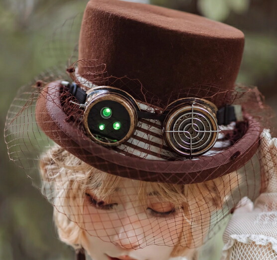 楽天市場】スチームパンク 帽子 トーク帽風 ハット ウール メッシュ