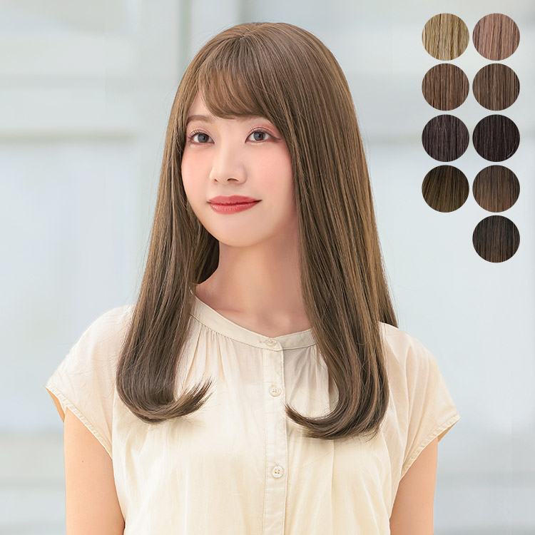楽天市場】【リニューアル】ウィッグ ロング ミディアム フルウィッグ