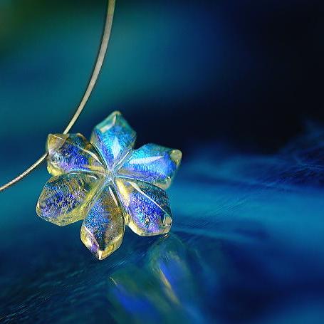 楽天市場】『爽空の花』 ガラスアクセサリー ネックレス・ペンダント