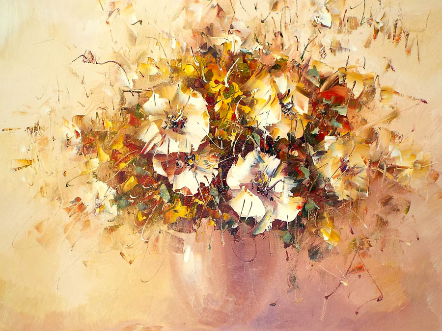 楽天市場】花の絵 絵画 油絵 アートパネル開業祝い 開院祝い「素敵な花