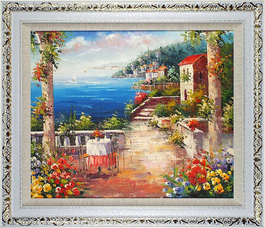 楽天市場】海の絵 絵画 油絵 アートパネル開業祝い 開院祝い「海辺の