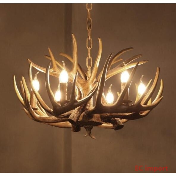 楽天市場】鹿の角 シャンデリア（ライト・照明器具｜インテリア・寝具