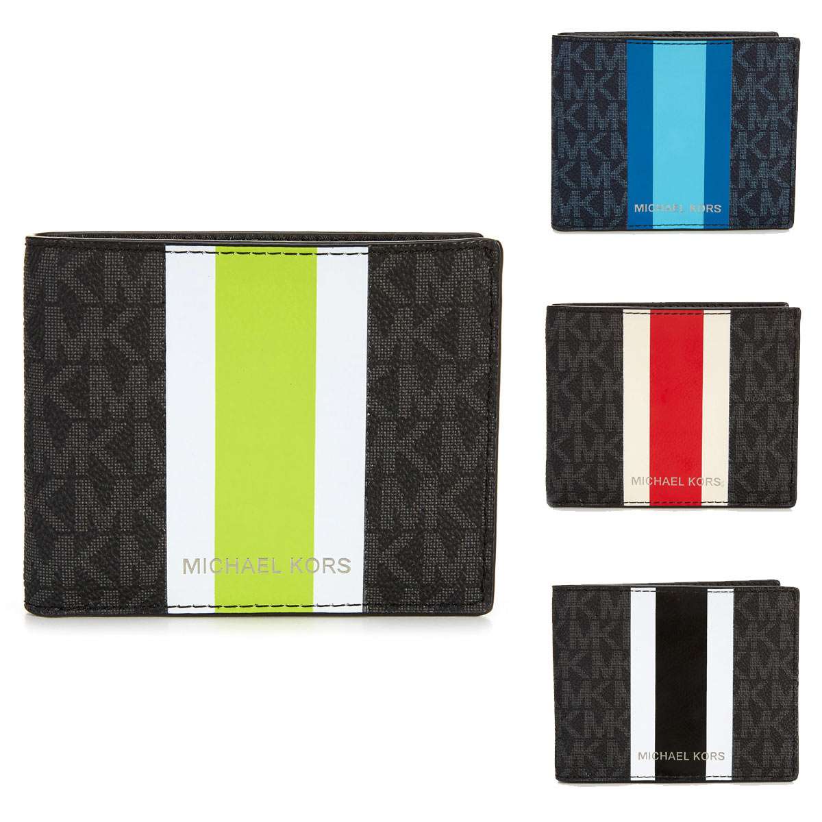 楽天市場】マイケルコース 財布 二つ折り メンズ ブランド 薄型 本革