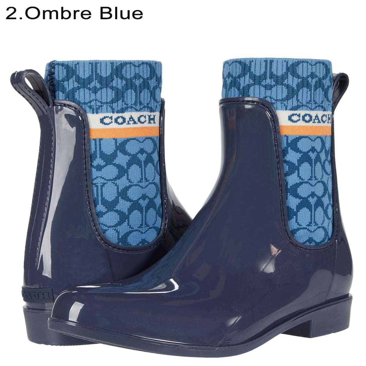 楽天市場】コーチ レインブーツ 長靴 レディース おしゃれ 軽量