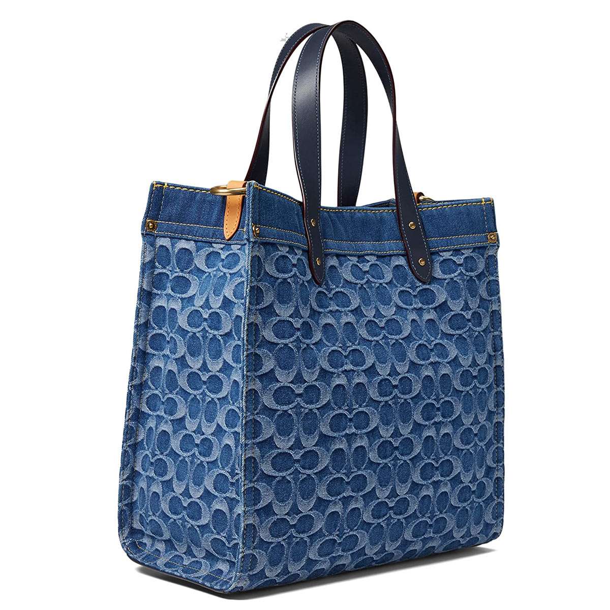 楽天市場】コーチ トート シグネチャー ショルダーバッグ デニム