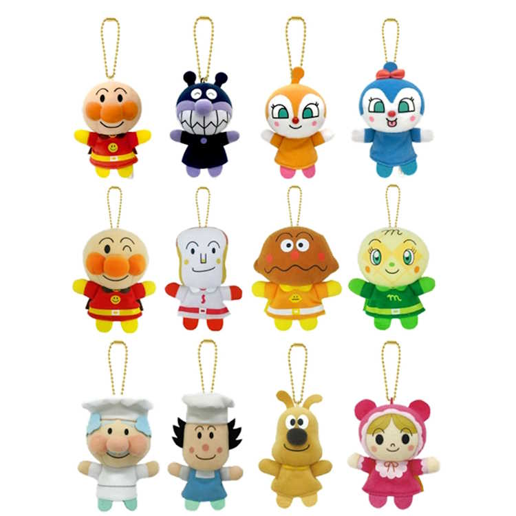 楽天市場】アンパンマン ふわふわゆび人形 ぬいぐるみ キーホルダー 指