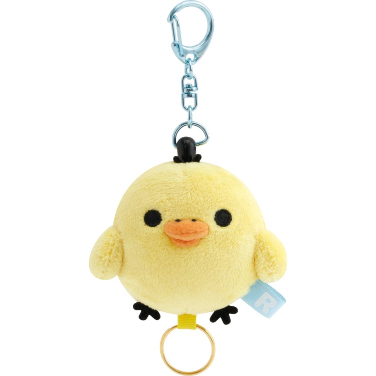 楽天市場】リラックマ ぬいぐるみリールキーホルダー キイロイトリ