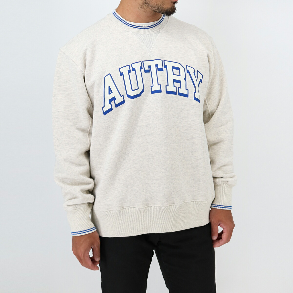 楽天市場】AUTRY オートリー SWPM522M MELANGE ロゴスウェット 長袖