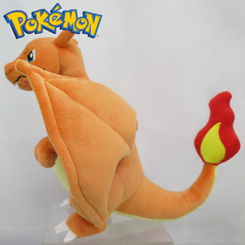 楽天市場】ポケットモンスター ぬいぐるみ リザードン (S) 高さ19cm