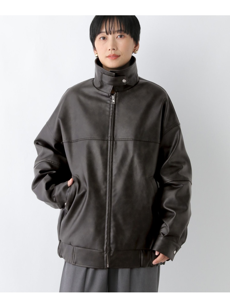 楽天市場】2WAYフェイクレザーブルゾン LEPSIM レプシィム ジャケット