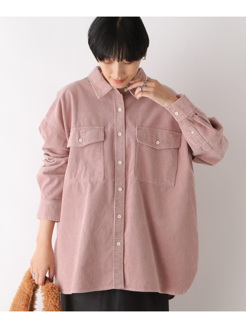 楽天市場】(W)コーデュロイBIGSH LEPSIM レプシィム トップス シャツ