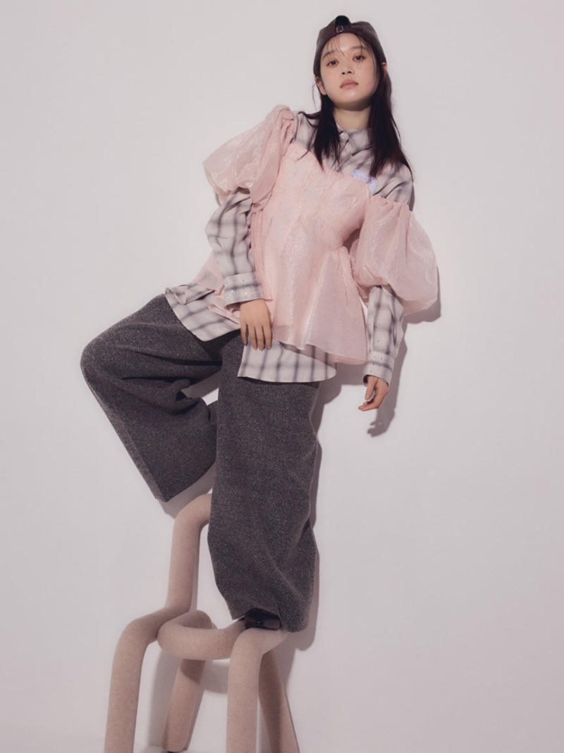 楽天市場】【WEB限定カラー】3wayシアージャガードペプラムブラウス