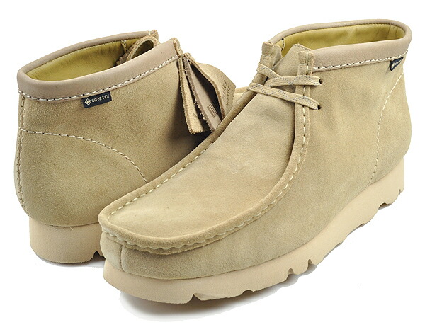 楽天市場】CLARKS WALLABEE BOOT GORE-TEX MAPLE SUEDE 26168545