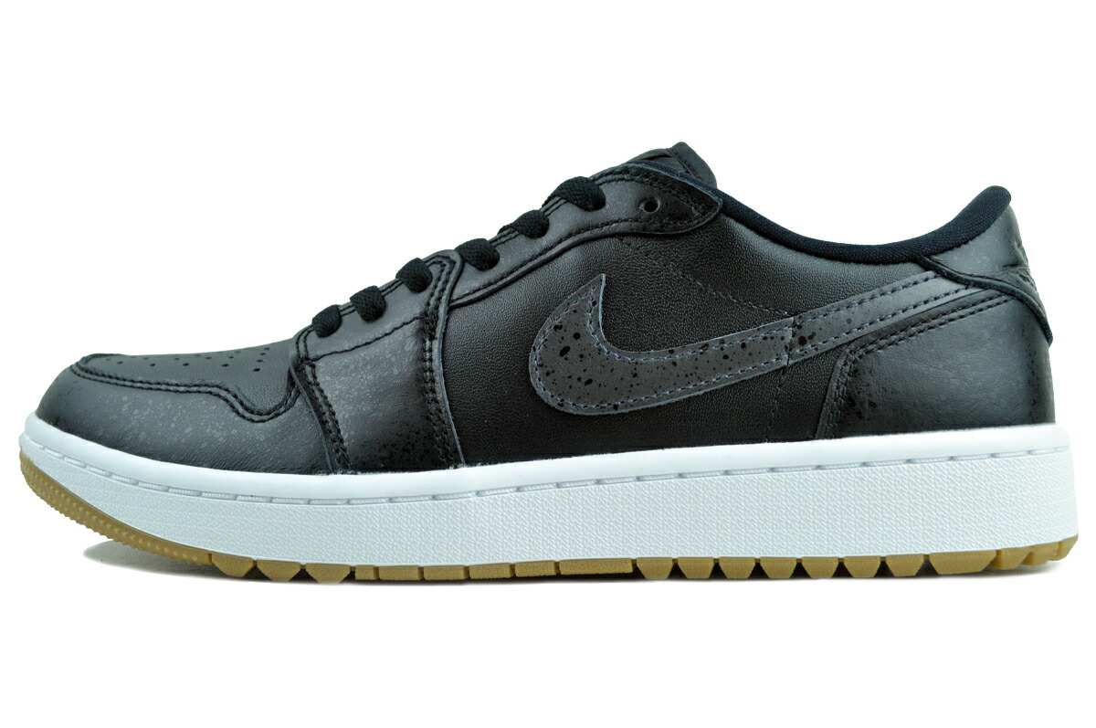 楽天市場】NIKE AIR JORDAN 1 LOW GOLF black/anthracite-gum med