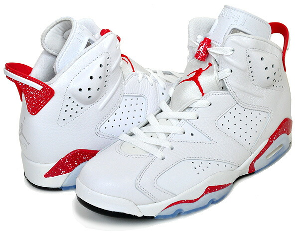 楽天市場】NIKE AIR JORDAN 6 RETRO RED OREO white/university red