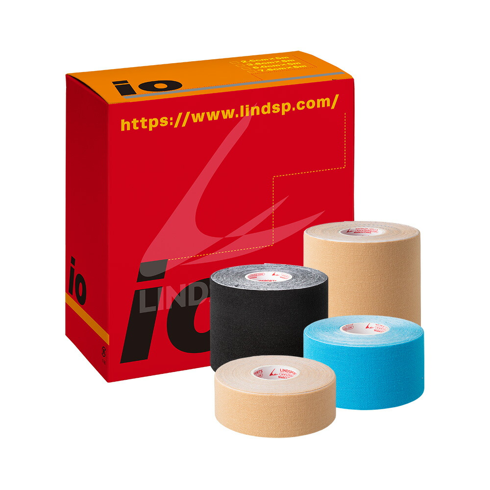 楽天市場】イオテープ キネシオテープ 幅25mm/38mm/50mm/75mm 長さ各