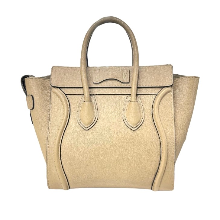 楽天市場】【中古】セリーヌ ラゲージ マイクロ ハンドバッグ デューン