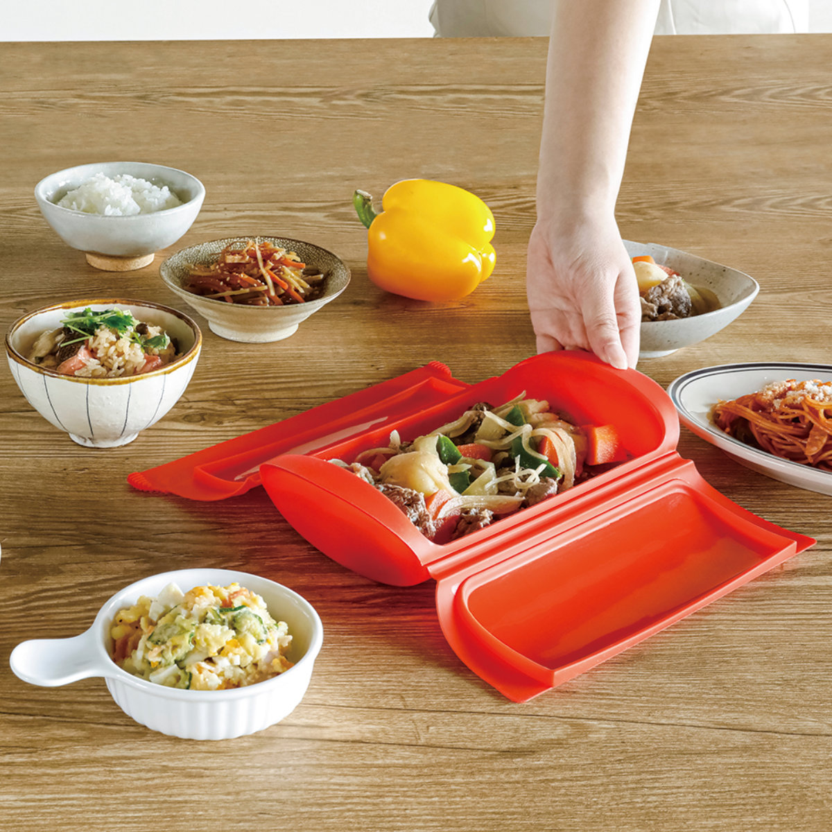 楽天市場】スチームケース SS 電子レンジ調理器 Lekue （ ルクエ