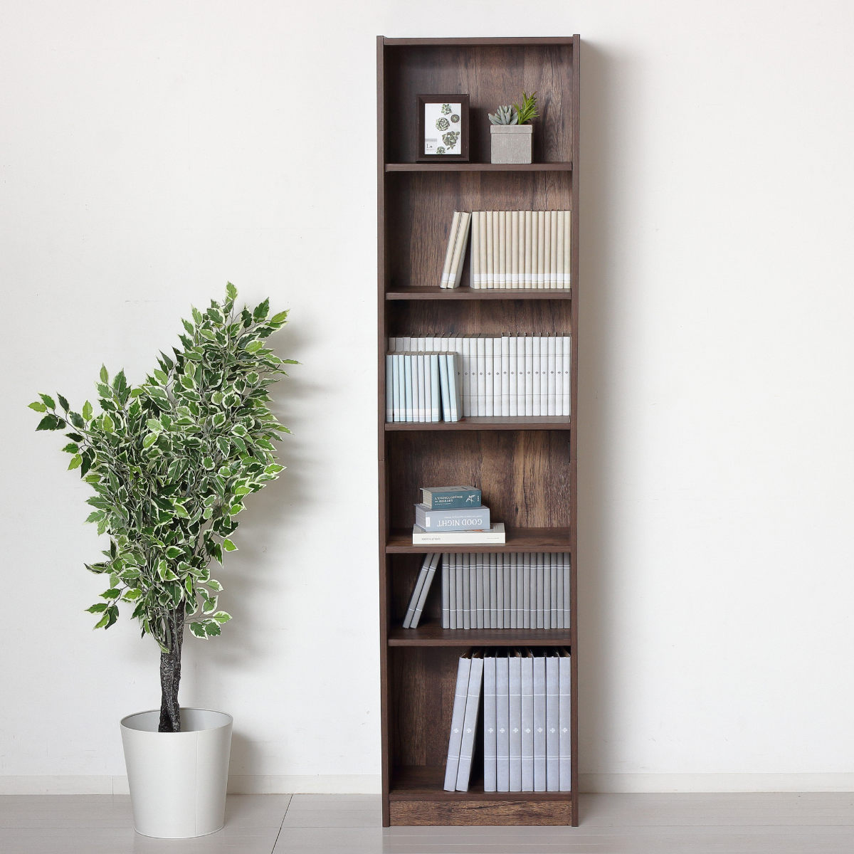 楽天市場】文庫本 本棚 幅45cm 高さ180cm 工具不要 簡単組立 （ ラック