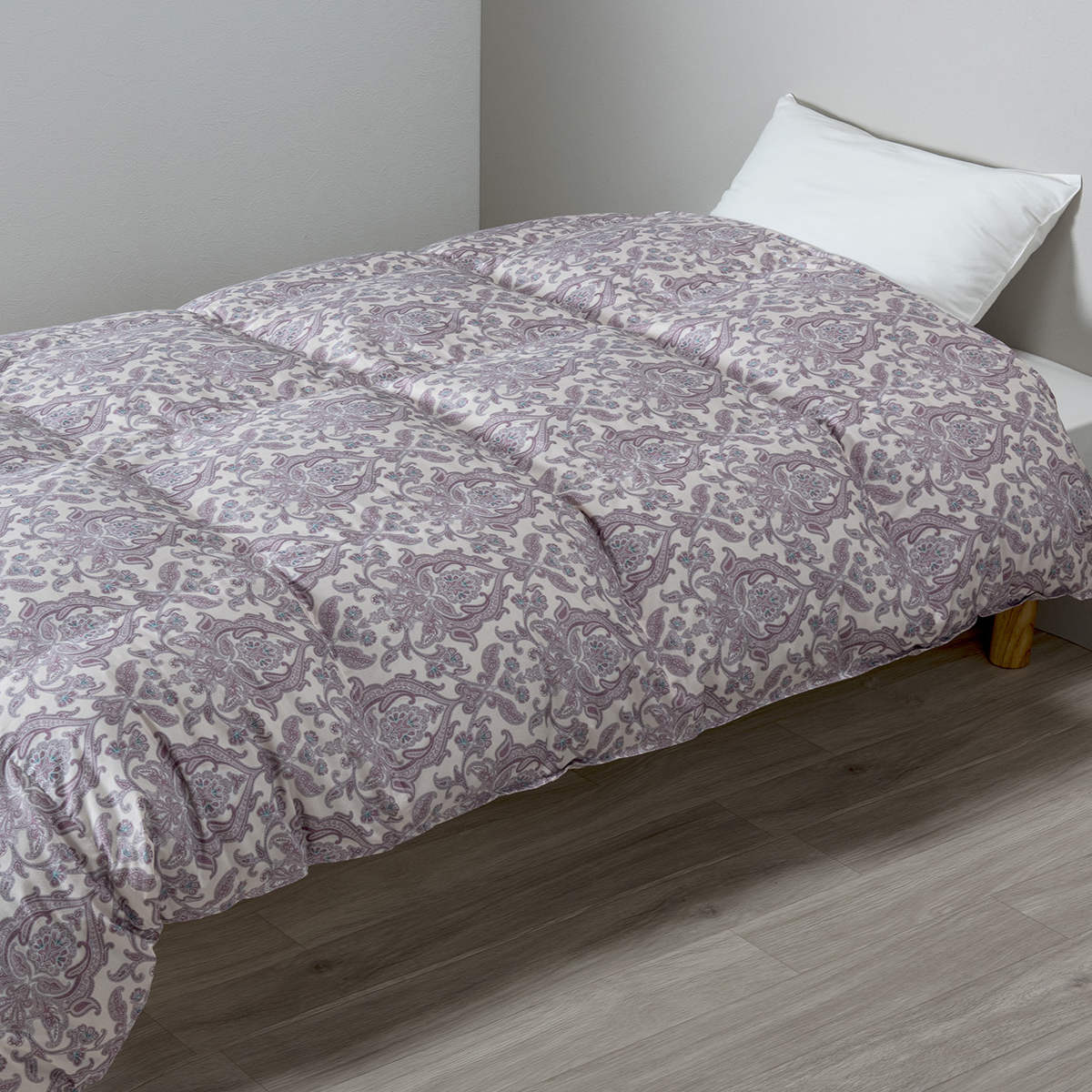 楽天市場】西川 羽毛布団 グースダウン90％ ダマスク柄 シングルロング