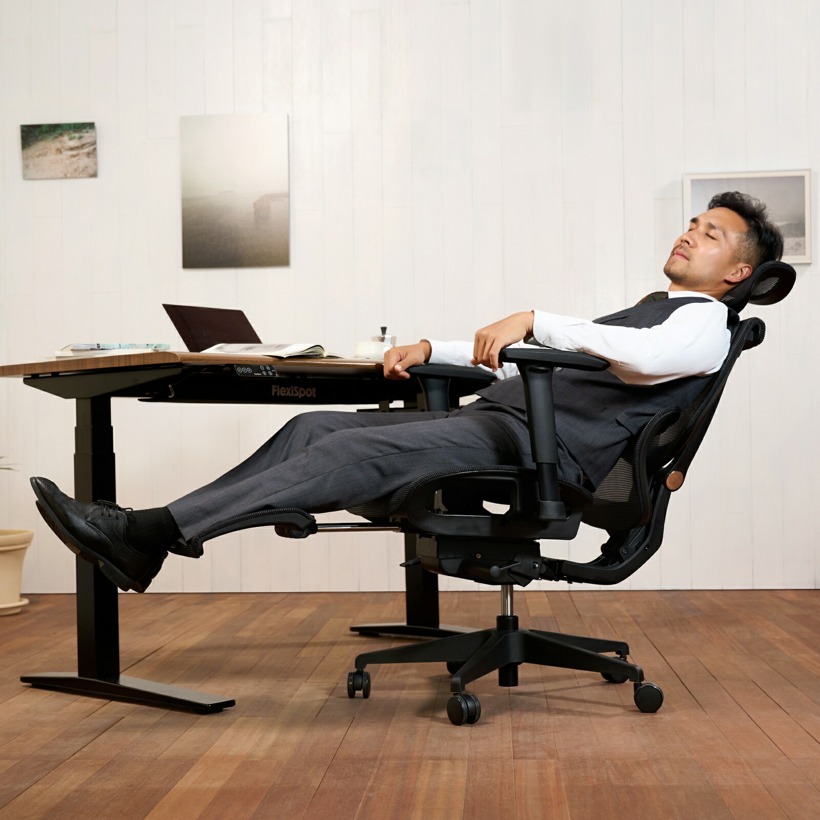 楽天市場】オフィスチェア FlexiSpot C7 Pro デスクチェア メッシュ