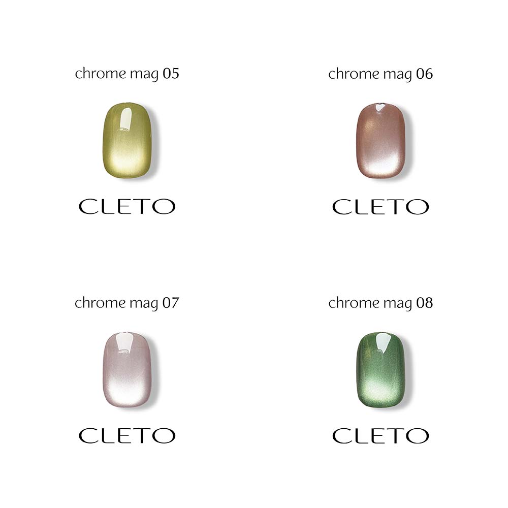 楽天市場】CLETO クロムマグ ネイルセット 超微粒子 マグネットジェル