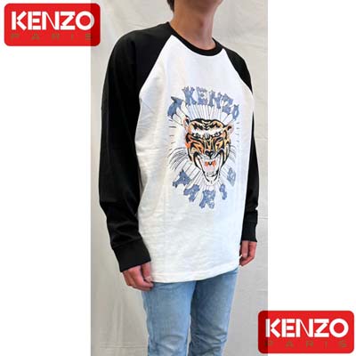楽天市場】ケンゾー KENZO ロンT ロングTシャツ メンズ 長袖 トップス