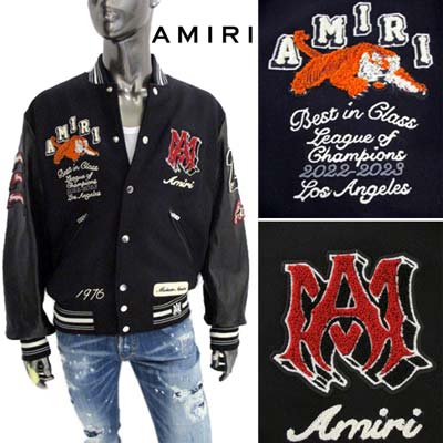 楽天市場】アミリ AMIRI メンズ アウター スタジャン ジャケット