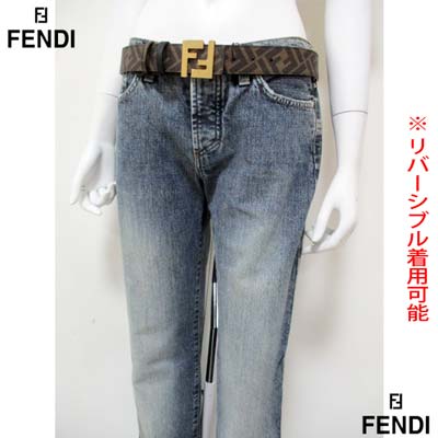 楽天市場】フェンディ FENDI メンズ ベルト 小物 レザー リバーシブル