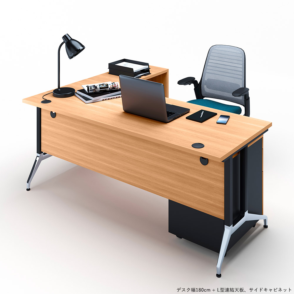 楽天市場】【3/1限定◇全品最大P10倍】l字デスク OX 幅180cm 奥行140cm