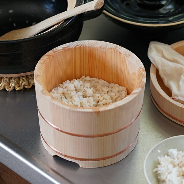 数回使用 東屋 おひつ 二合 あづまや 数回使用東屋おひつ二合あづまや