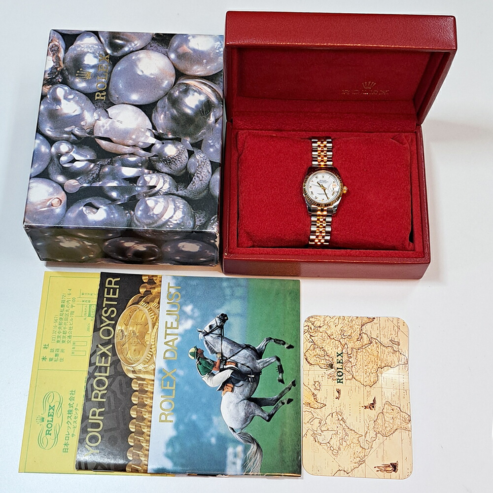 楽天市場】【中古】ロレックス デイトジャスト 179173 Z番 ルーレット