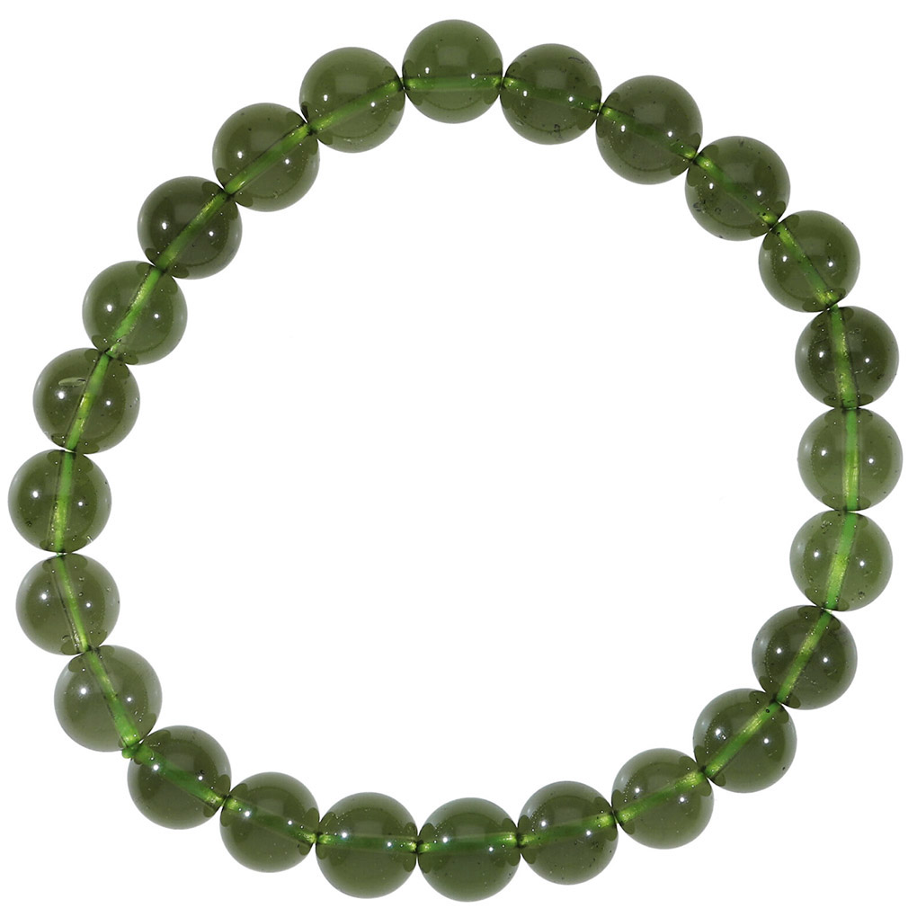 楽天市場】モルダバイト 高品質 ブレスレット 8mm 18cm メンズ M