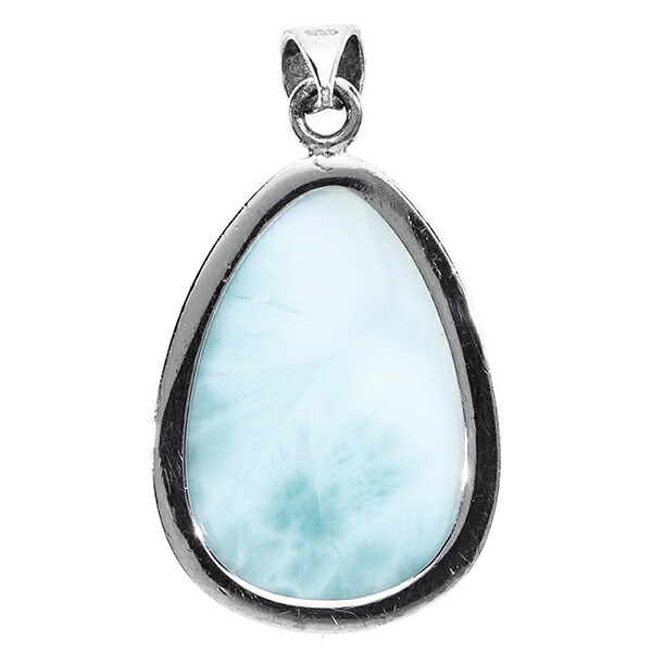 楽天市場】ラリマー シルバー ペンダントトップ 雫 天然石