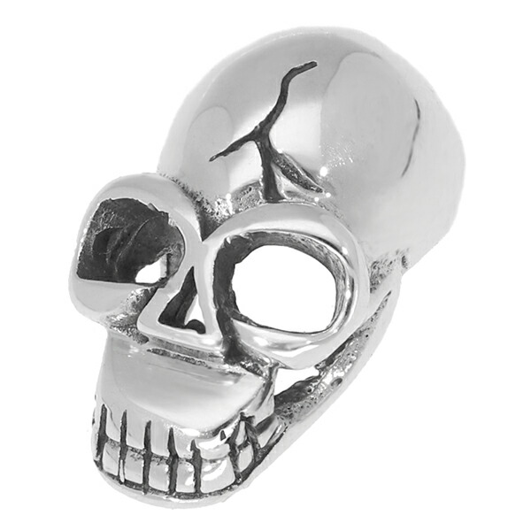 楽天市場】スカル ドクロ ブラック シルバービーズ 1個売り 粒売り