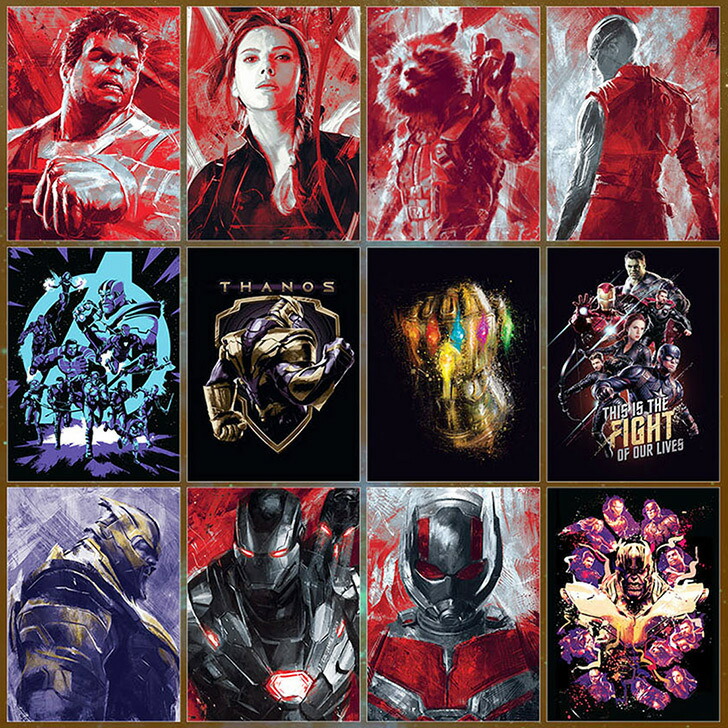 楽天市場】マーベル アベンジャーズ エンドゲーム アートポスター（32