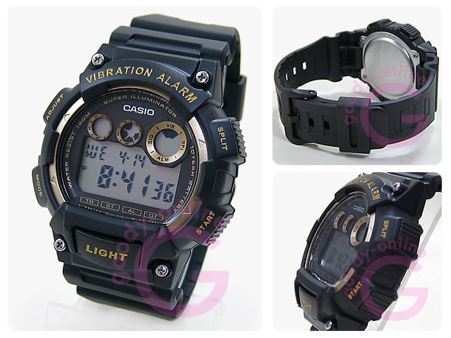 楽天市場】CASIO カシオ W-735H-1A2/W735H-1A2 スポーツ デジタル