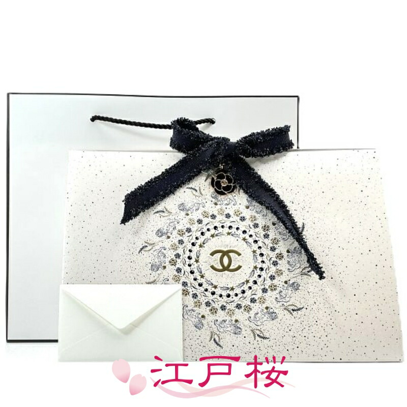 楽天市場】CHANEL シャネル 限定折りたたみBOX チャーム付き (LL