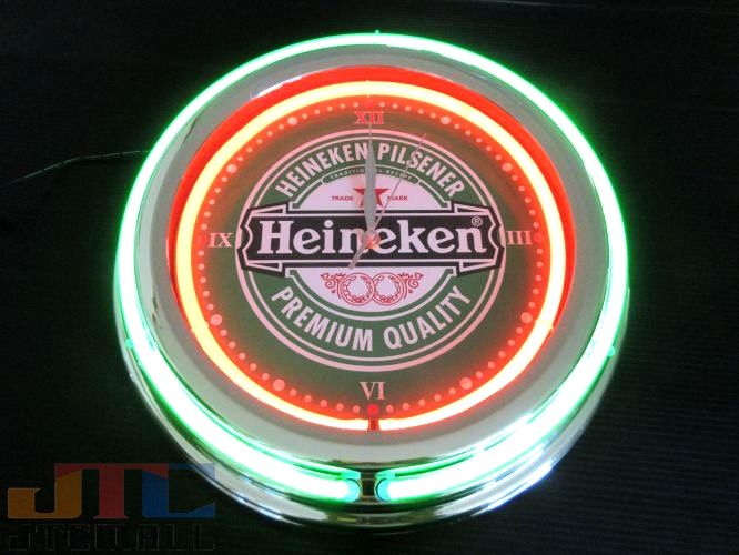 楽天市場】【Wネオン管ネオンクロックはメーカーの生産終了に伴い、今