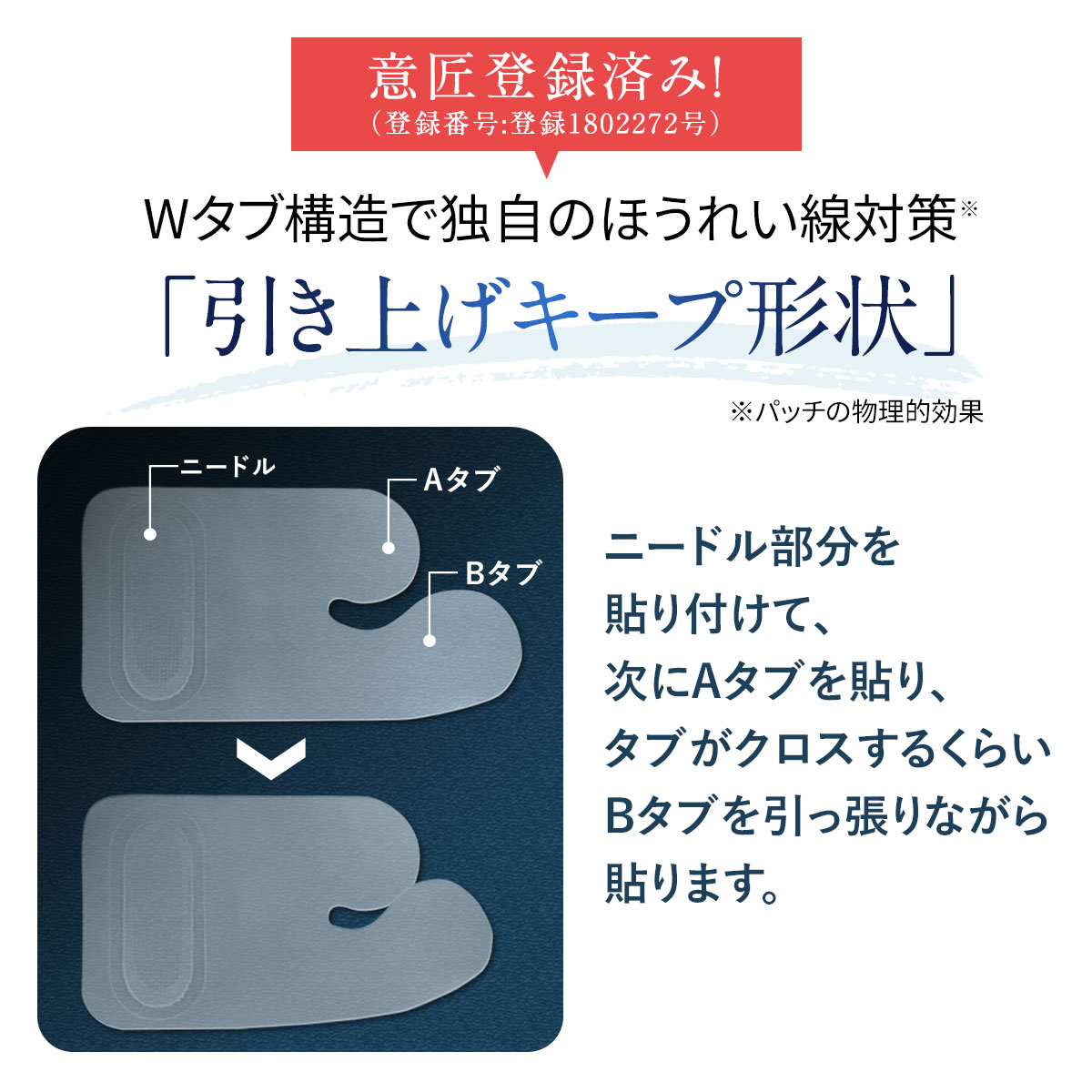 楽天市場】【新発売】ほうれい線 特化パッチ 貼るだけで リフトアップ