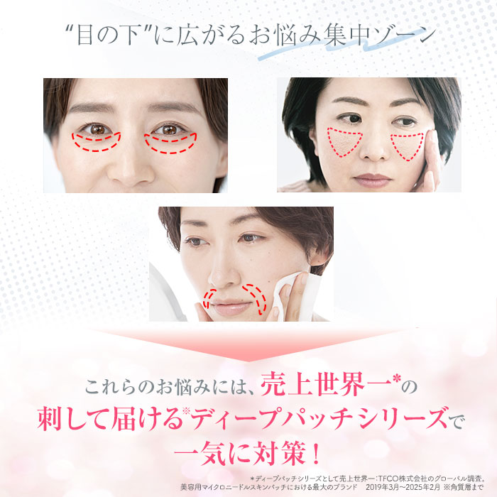 楽天市場】目の下 口元用『ヒアロディープパッチ』+ 頬毛穴に『チーク