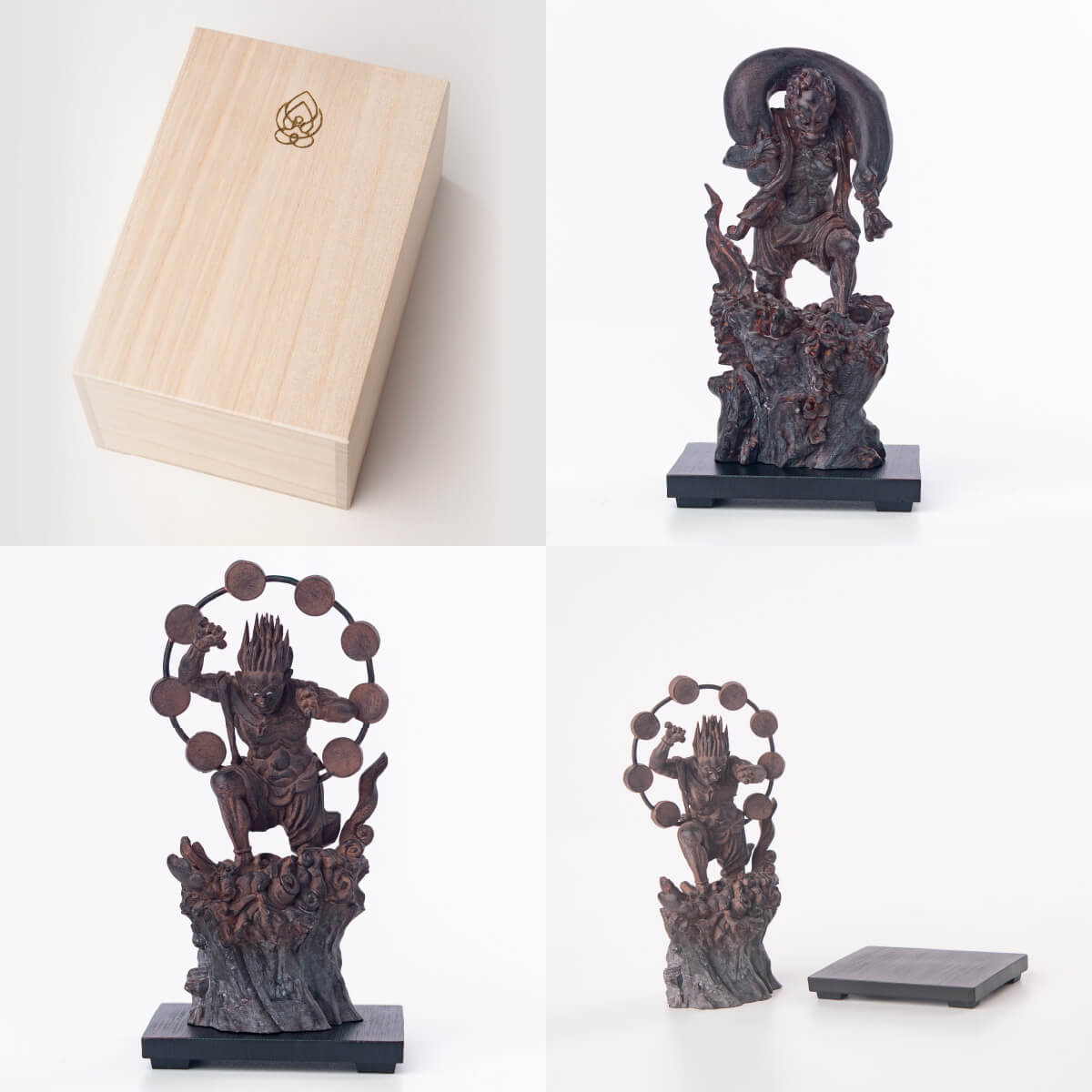 楽天市場】【安心のメーカー直営、直送】 極小仏『風神・雷神』現存