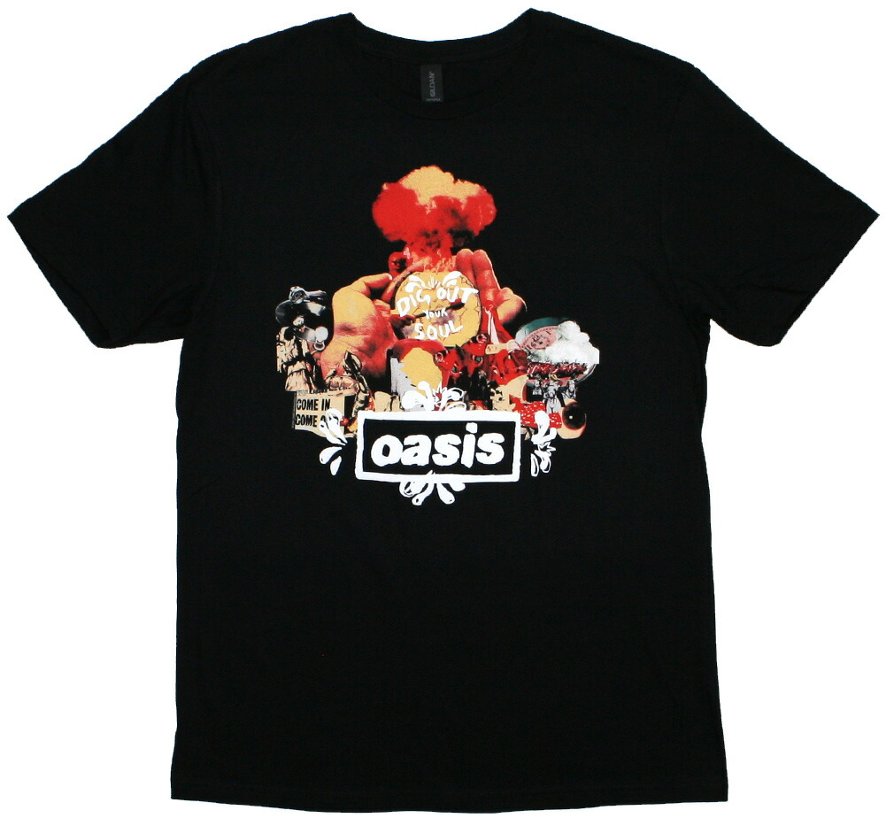 楽天市場】Oasis / Dig Out Your Soul Tee 8 (Black) - オアシス T