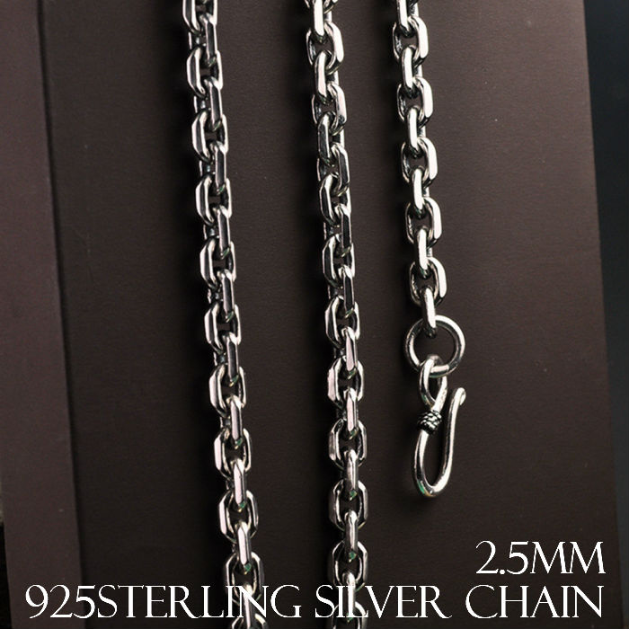 楽天市場】シルバーチェーン ネックレス チェーン いぶしあずき