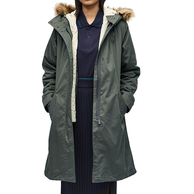 楽天市場】FRED PERRY フレッドペリー ミリタリー ジップインライナー